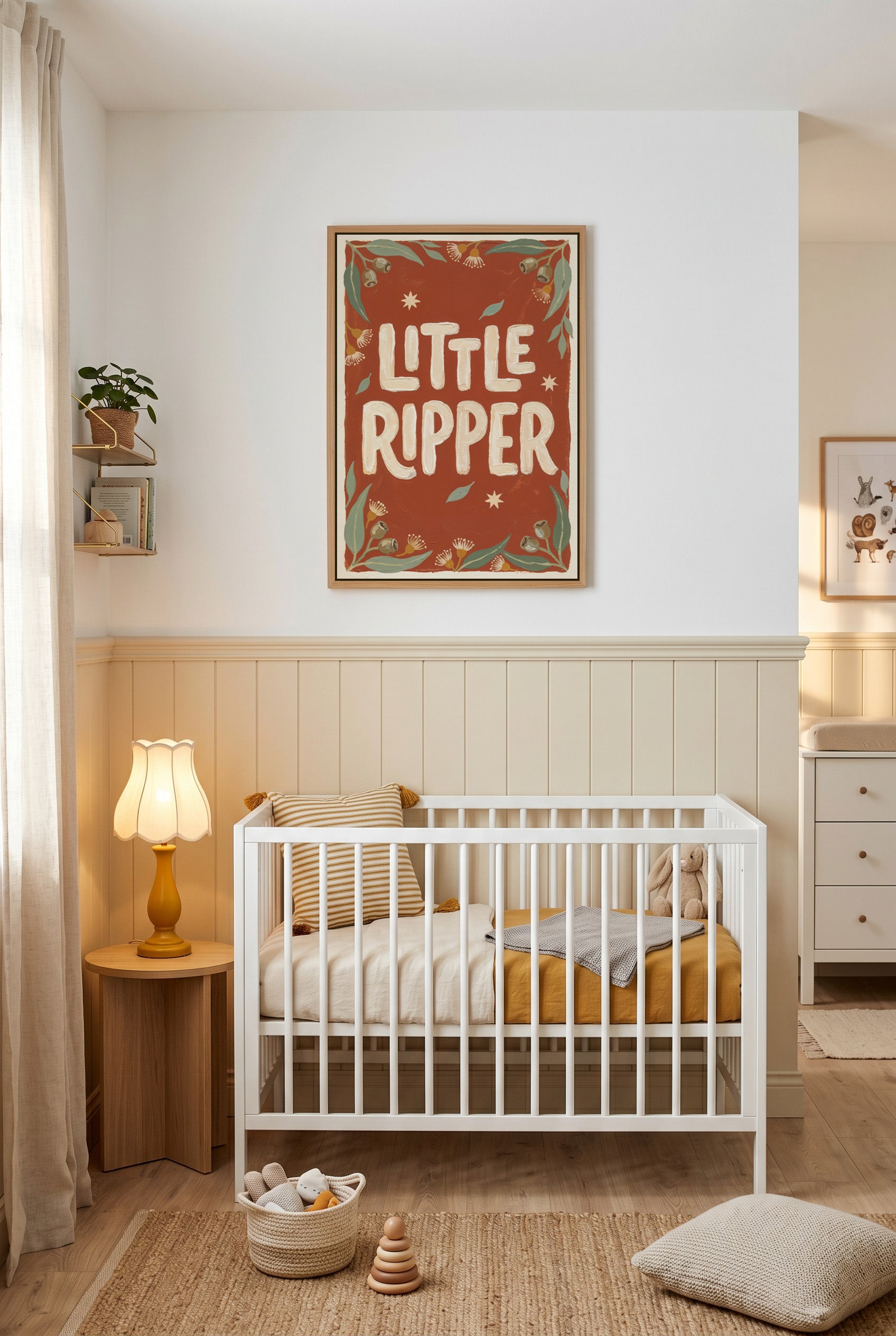 Little Ripper | Framed Canvas Art Print