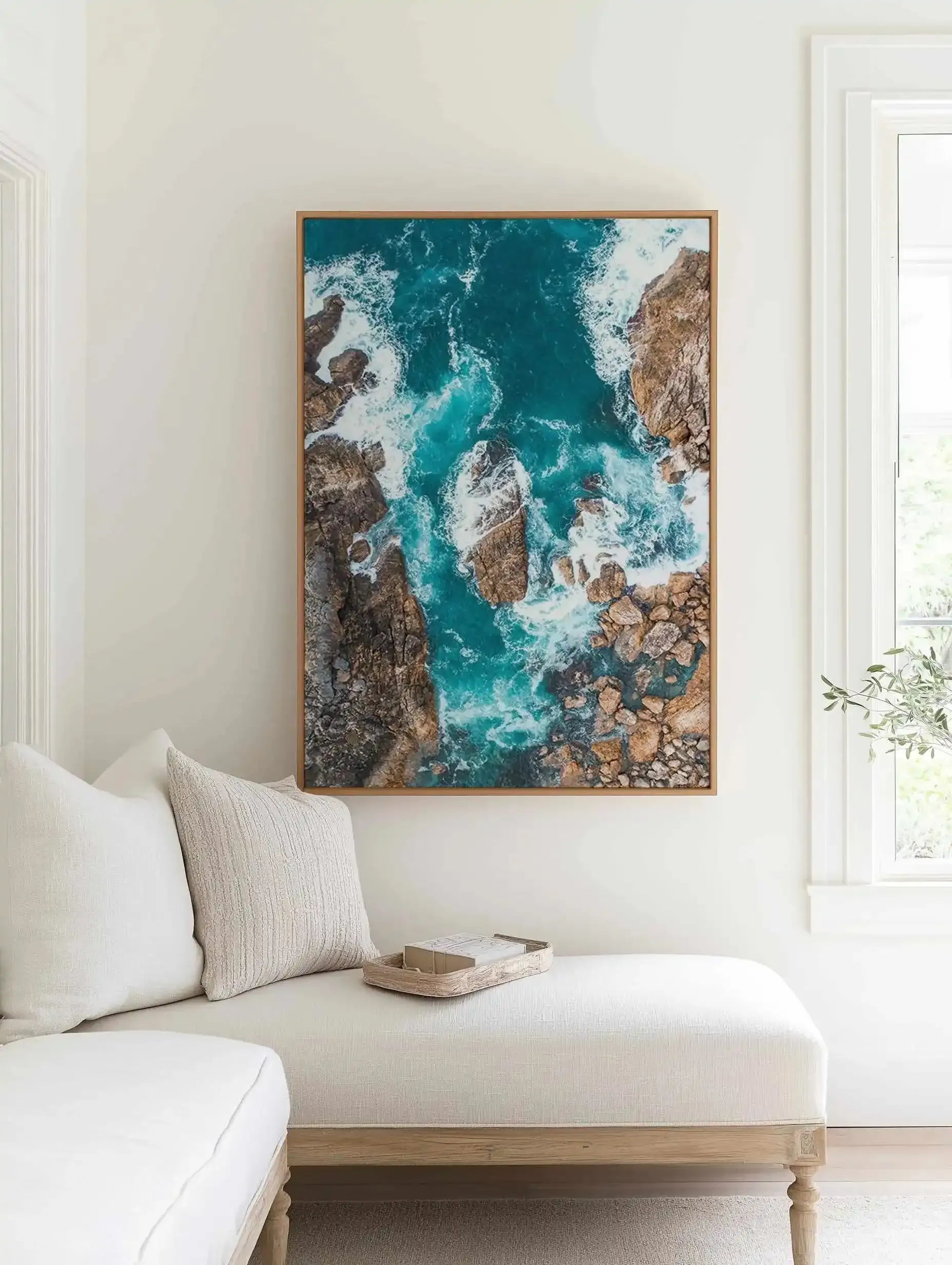 Little Rock Kianinny | Aerial Photo Wall Framed Canvas Art Print from Olive et Oriel where you can shop wallpaper and artworks online
