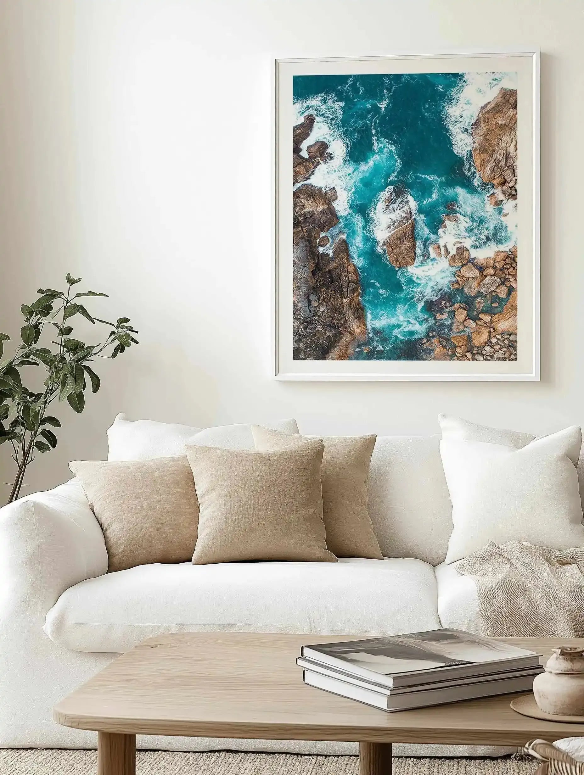 Little Rock Kianinny | Aerial Photo Wall Art Print from Olive et Oriel where you can shop wallpaper and artworks online