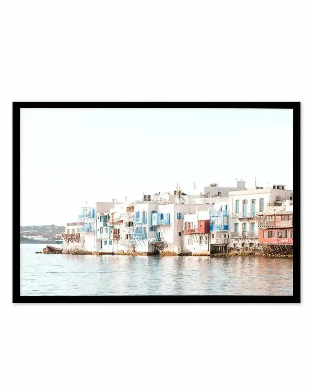 Little Venice | Mykonos Art Print from Olive et Oriel where you can shop wallpaper and artworks online