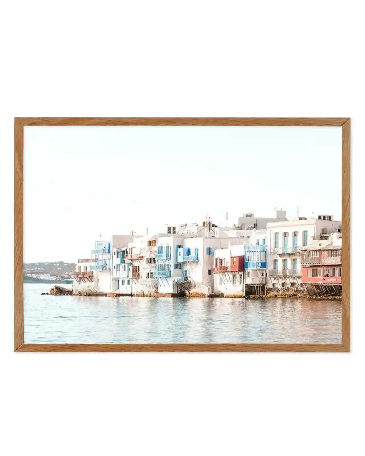 Little Venice | Mykonos Art Print from Olive et Oriel where you can shop wallpaper and artworks online