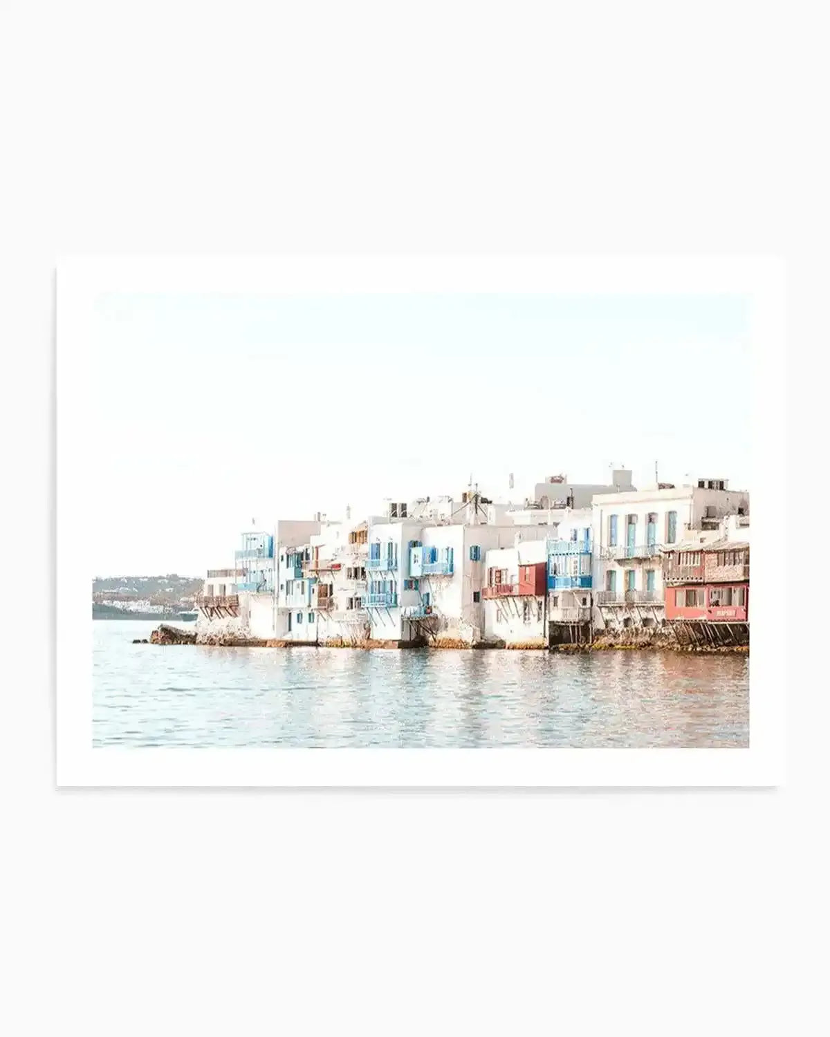 Little Venice | Mykonos Art Print from Olive et Oriel where you can shop wallpaper and artworks online