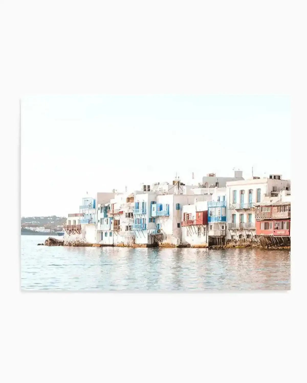 Little Venice | Mykonos Art Print from Olive et Oriel where you can shop wallpaper and artworks online