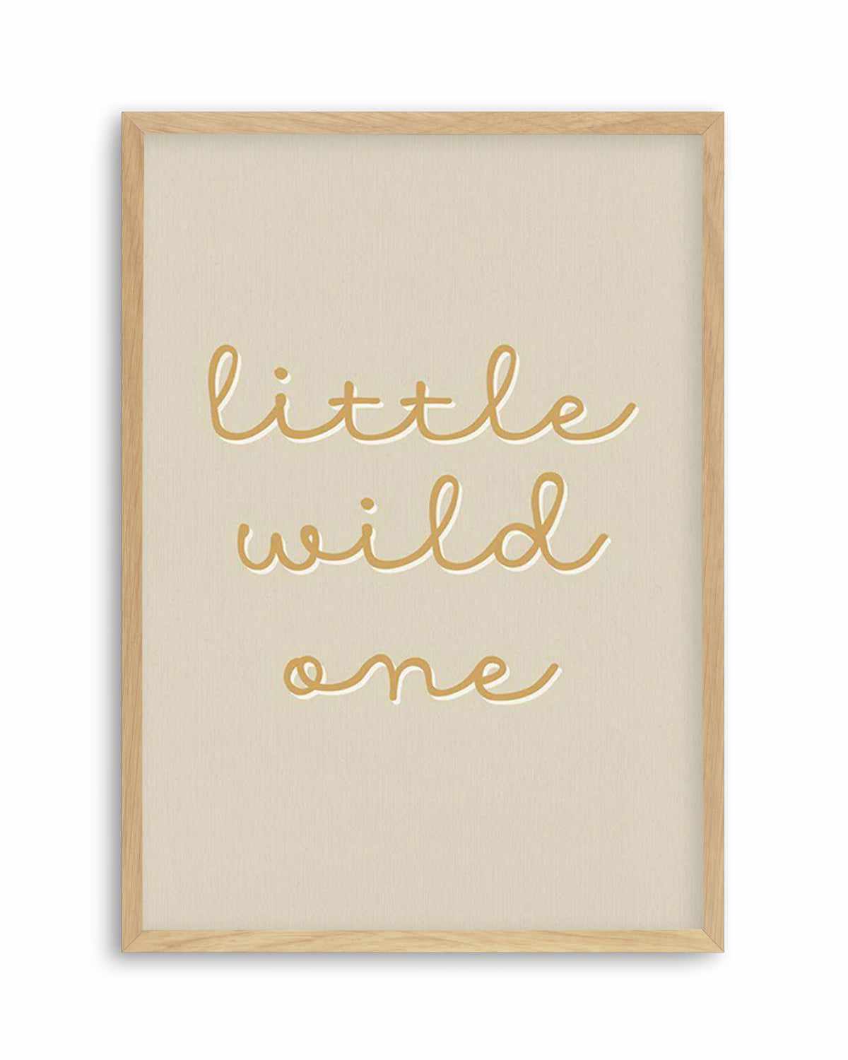 Little Wild One Art Print