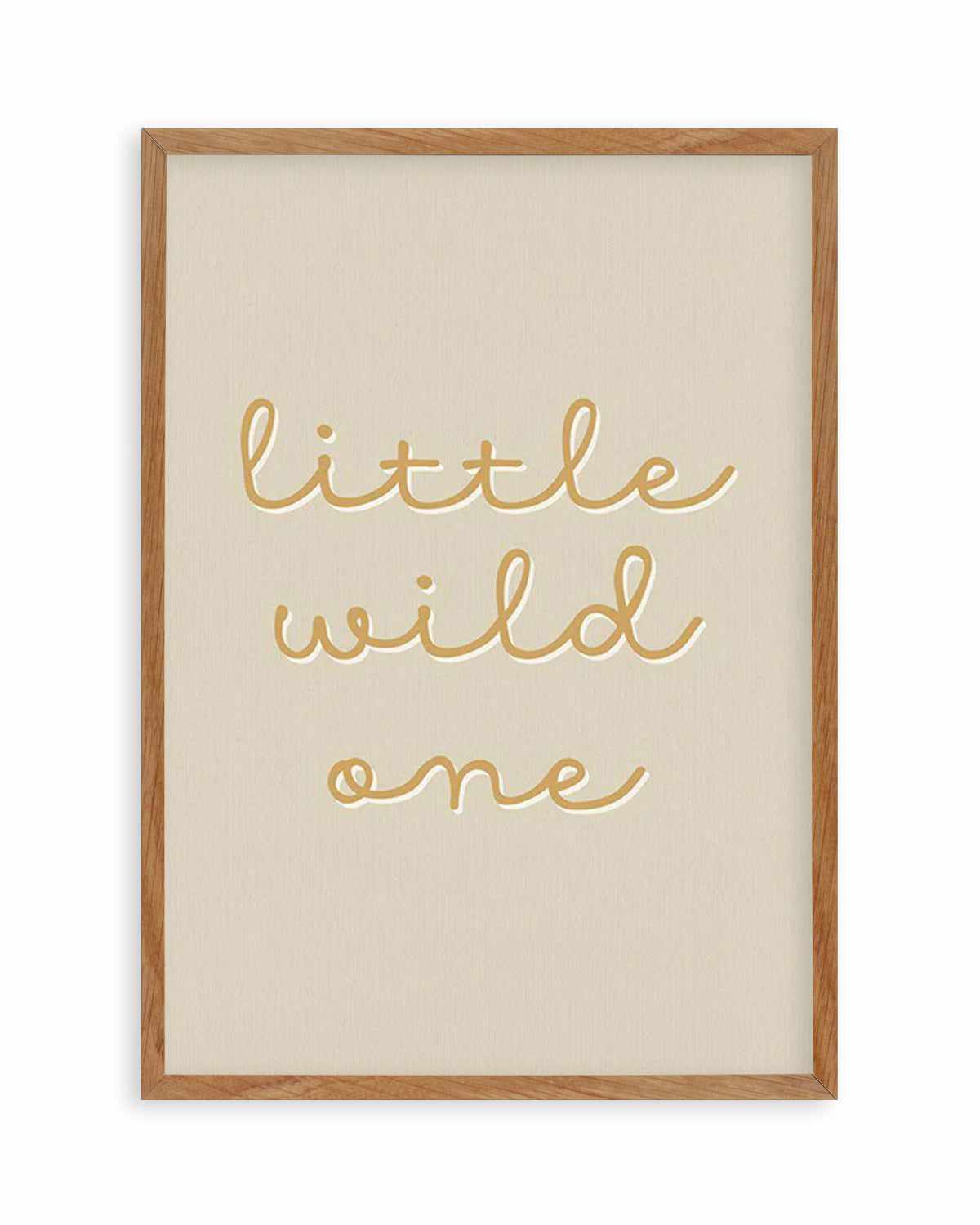 Little Wild One Art Print