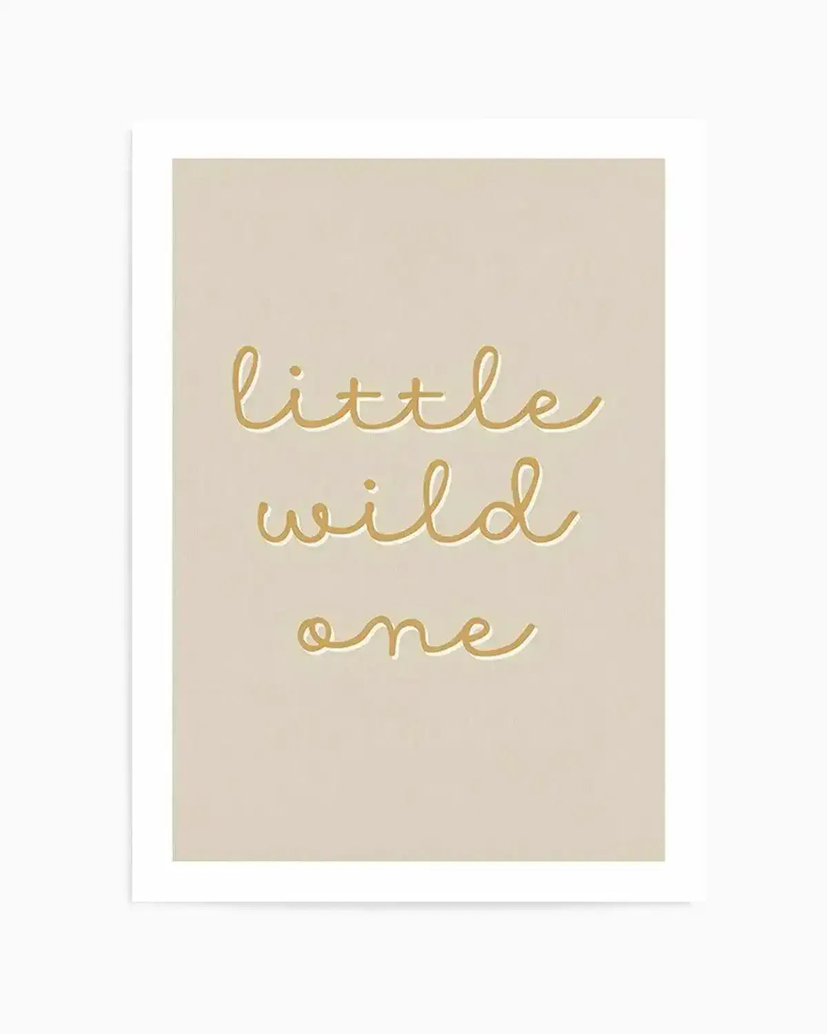 Little Wild One Art Print from Olive et Oriel where you can shop wallpaper and artworks online