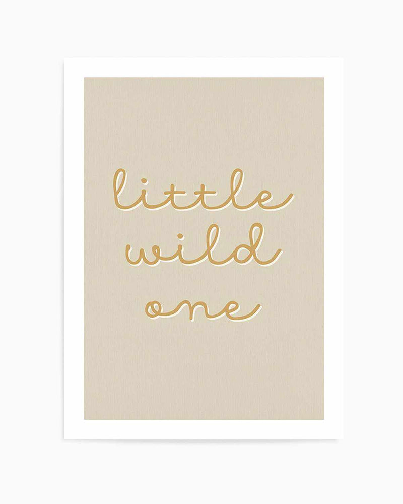 Little Wild One Art Print