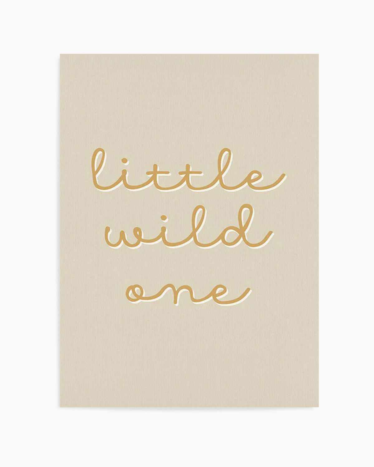 Little Wild One Art Print