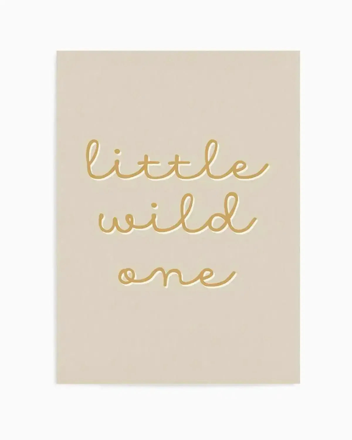 Little Wild One Art Print from Olive et Oriel where you can shop wallpaper and artworks online