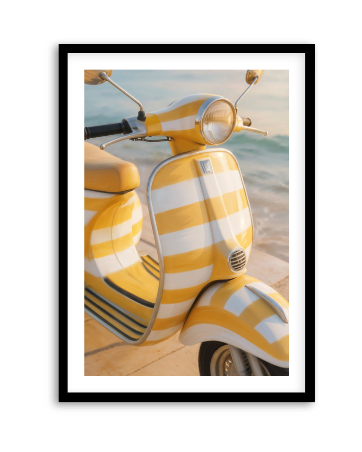 Little Yellow Vespa | Art Print