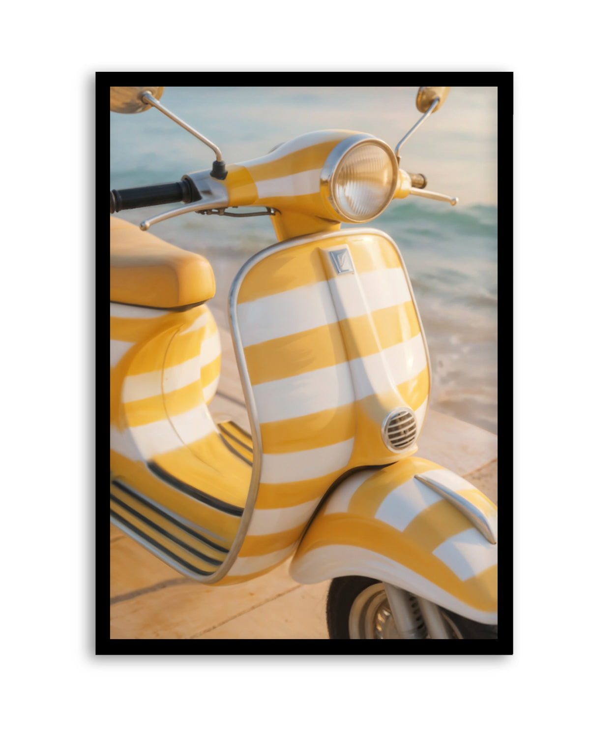 Little Yellow Vespa | Art Print