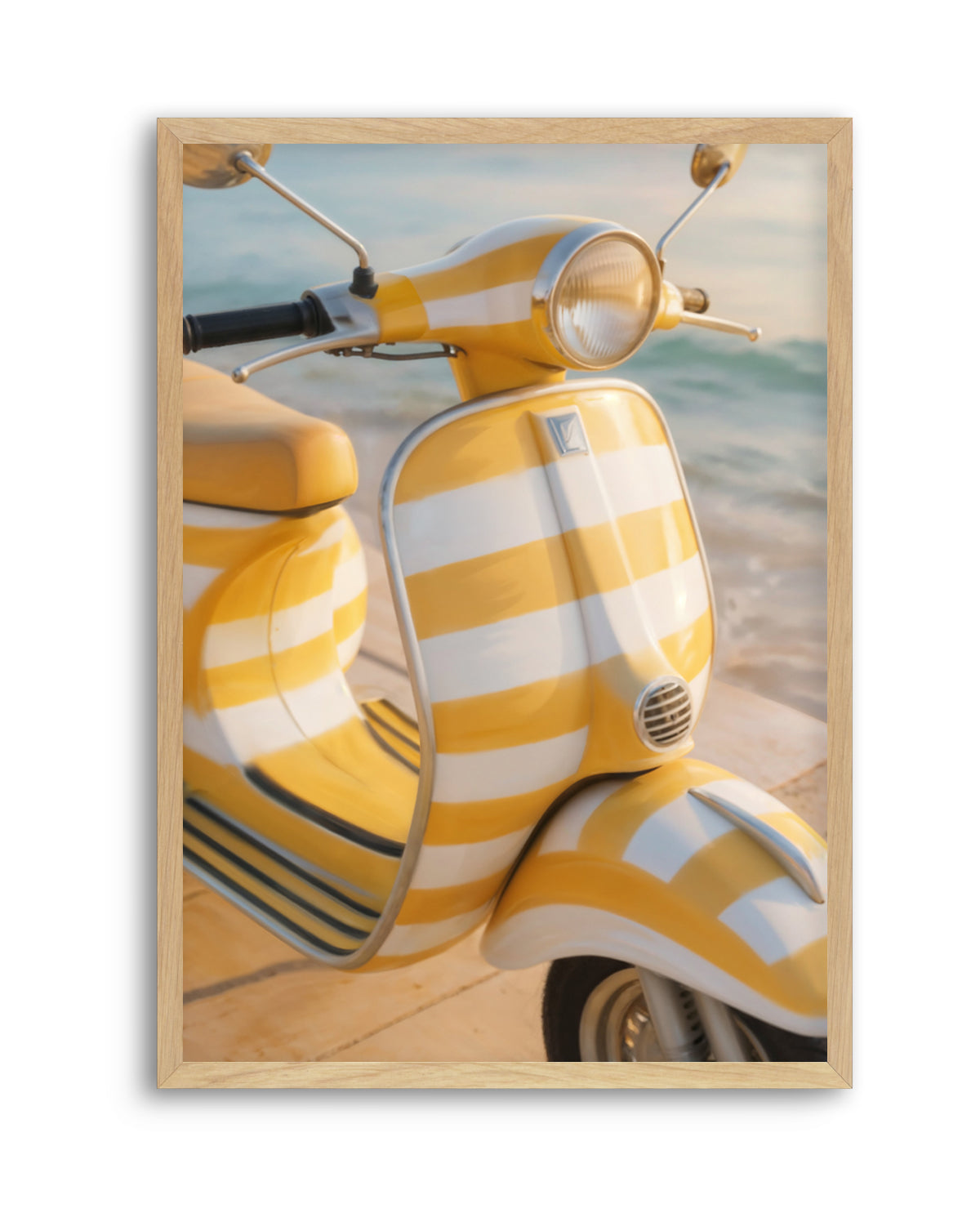 Little Yellow Vespa | Art Print