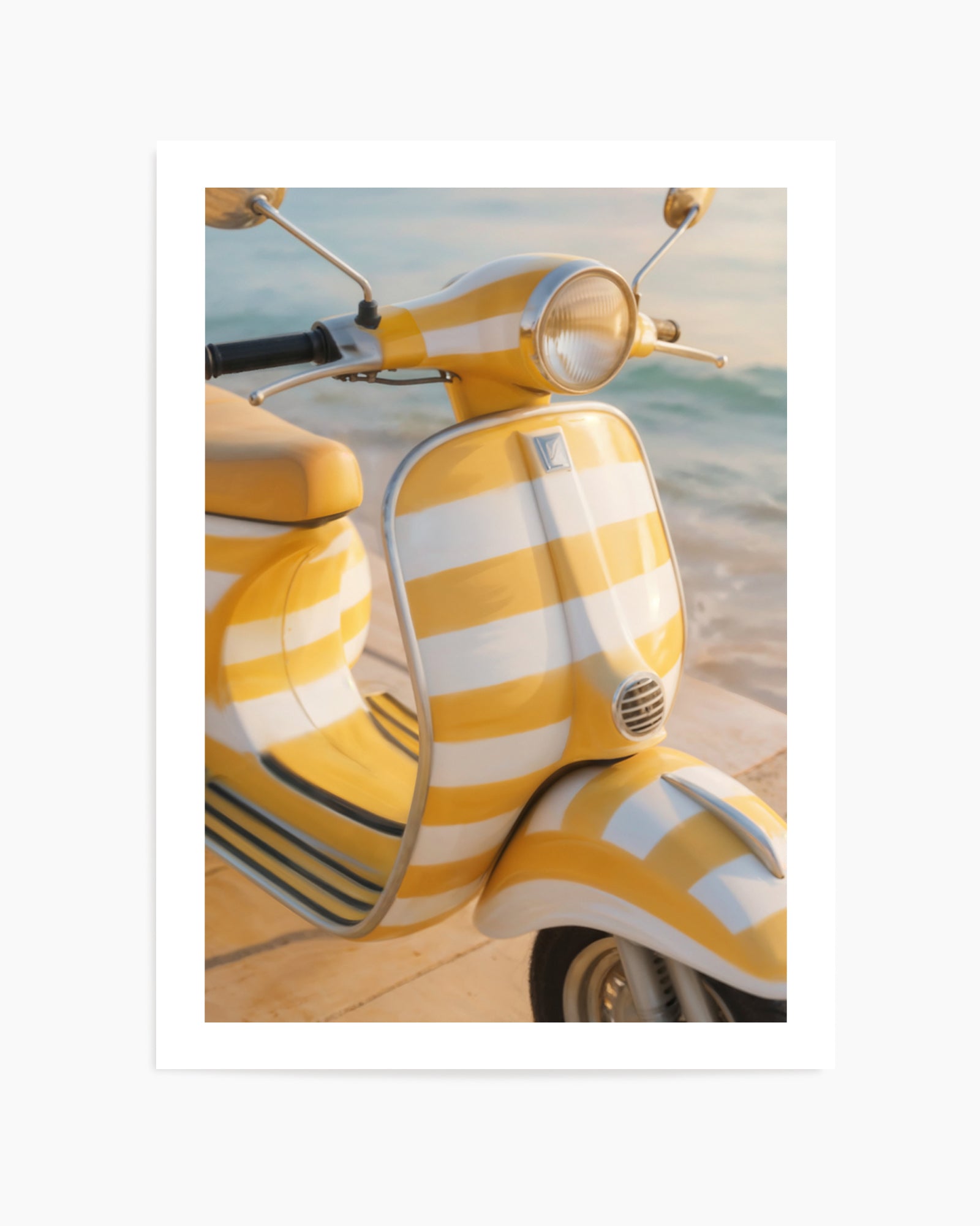 Little Yellow Vespa | Art Print