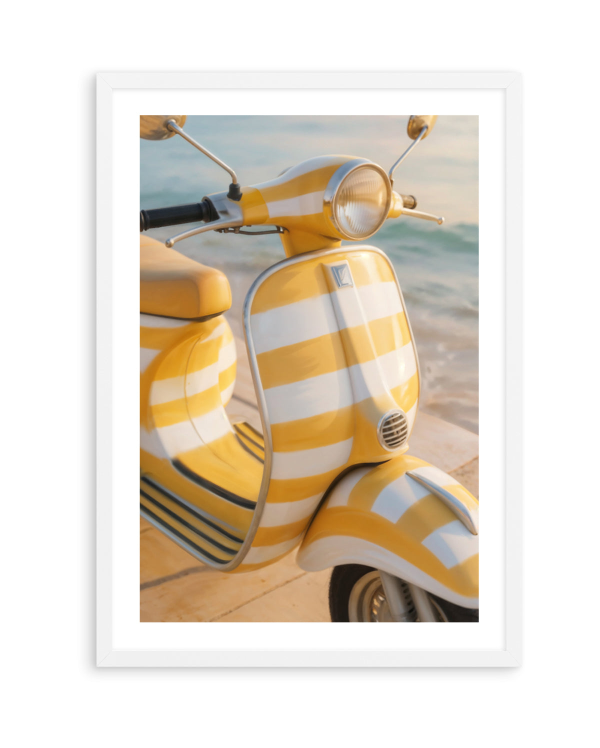 Little Yellow Vespa | Art Print