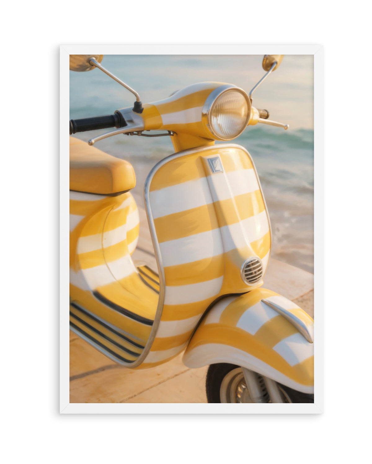 Little Yellow Vespa | Art Print