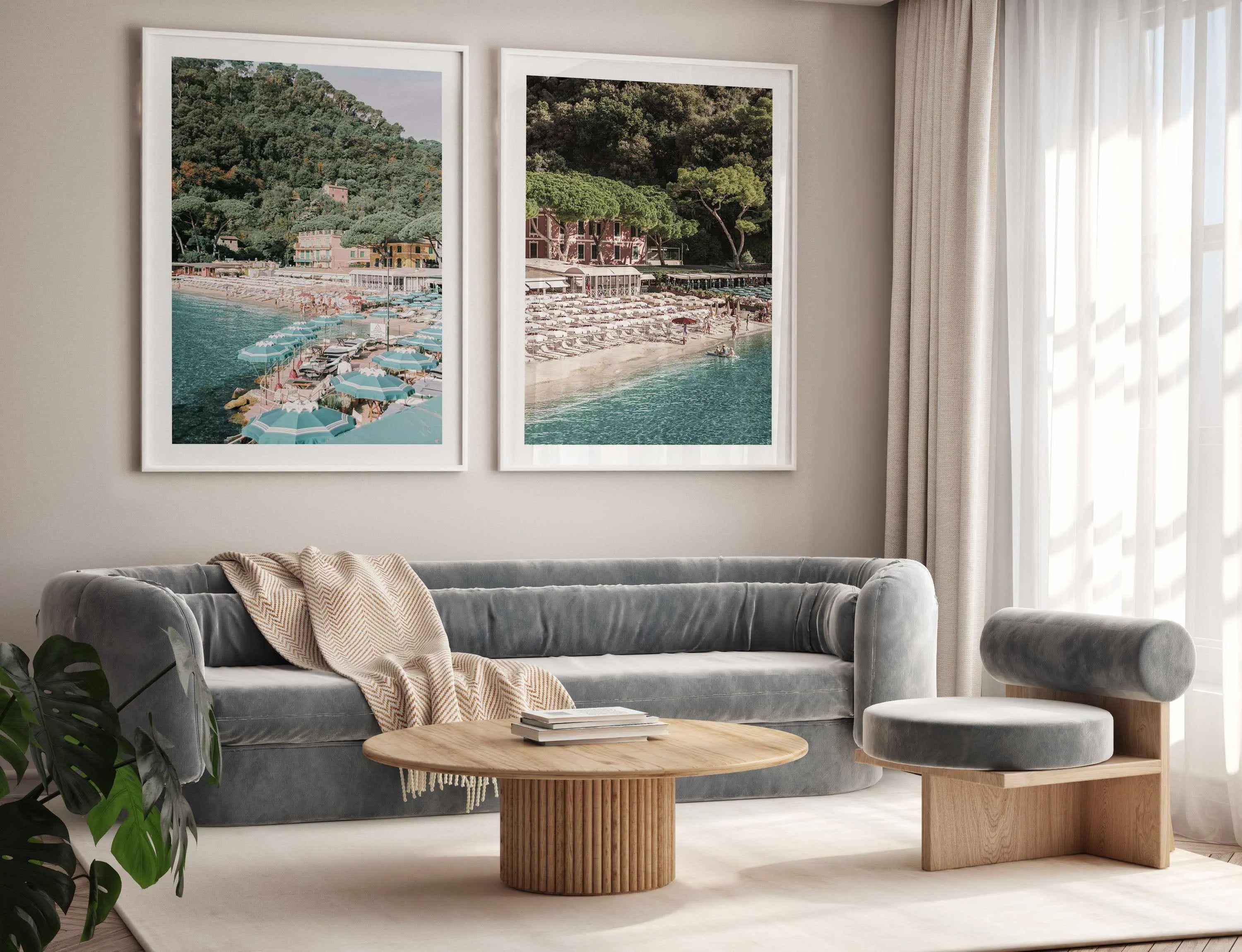 Little Bay II, Italian Riviera Art Print from Olive et Oriel where you can shop wallpaper and artworks online