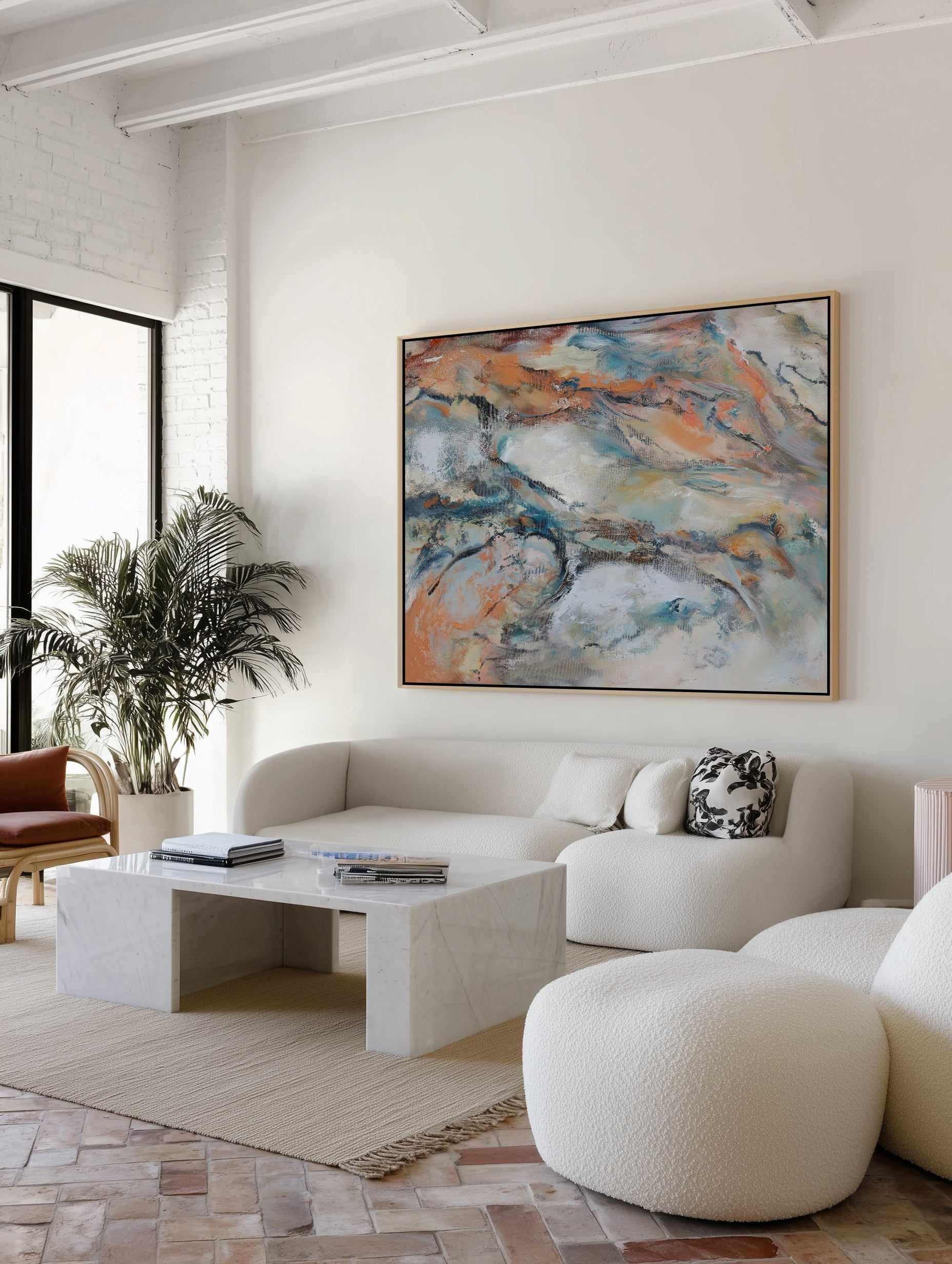 Littoral No. II | Framed Canvas Art Print from Olive et Oriel where you can shop wallpaper and artworks online