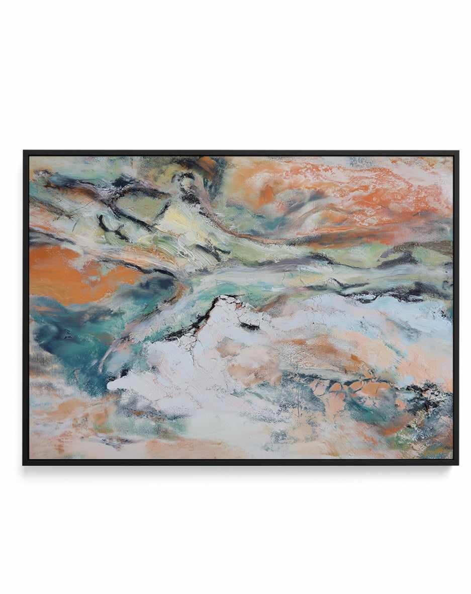 Littoral No. III | Framed Canvas Art Print from Olive et Oriel where you can shop wallpaper and artworks online