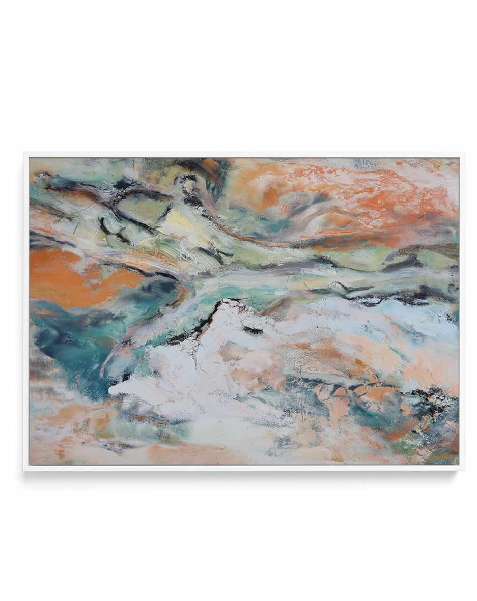 Littoral No. III | Framed Canvas Art Print from Olive et Oriel where you can shop wallpaper and artworks online