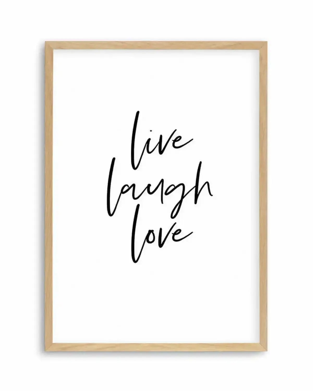 Live, Laugh, Love Art Print from Olive et Oriel where you can shop wallpaper and artworks online