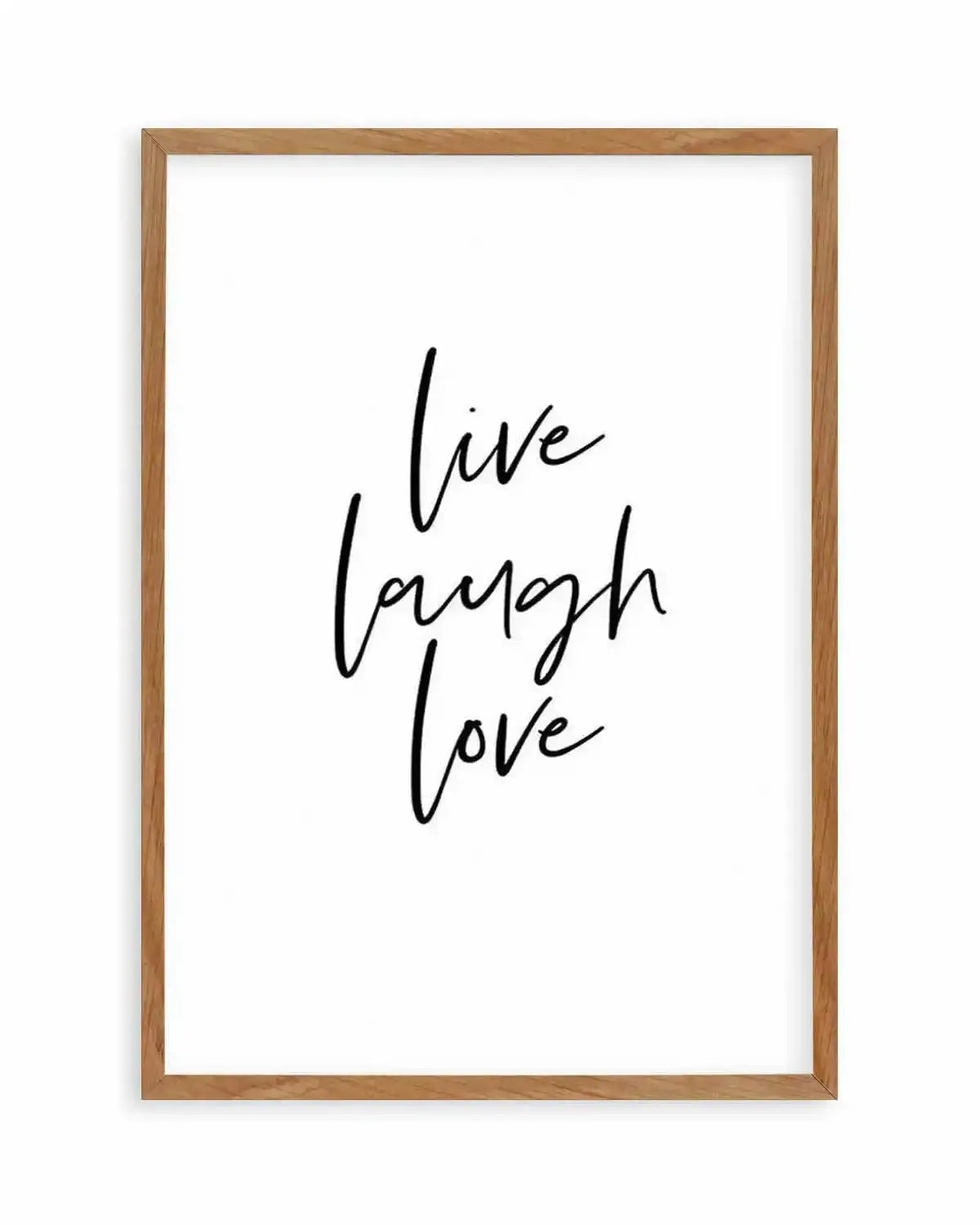 Live, Laugh, Love Art Print from Olive et Oriel where you can shop wallpaper and artworks online