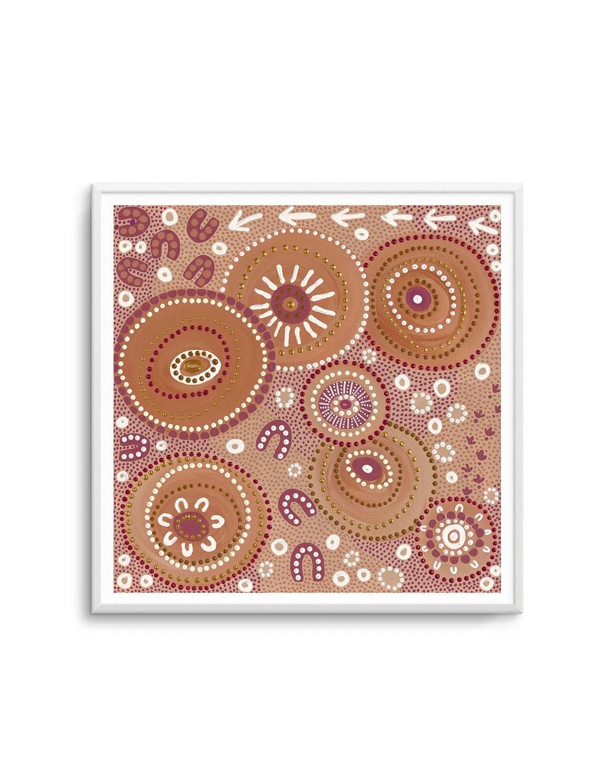 Living on Country By Domica Hill Art Print-PRINT-Olive et Oriel-Domica Hill-Buy-Australian-Art-Prints-Online-with-Olive-et-Oriel-Your-Artwork-Specialists-Austrailia-Decorate-With-Coastal-Photo-Wall-Art-Prints-From-Our-Beach-House-Artwork-Collection-Fine-Poster-and-Framed-Artwork