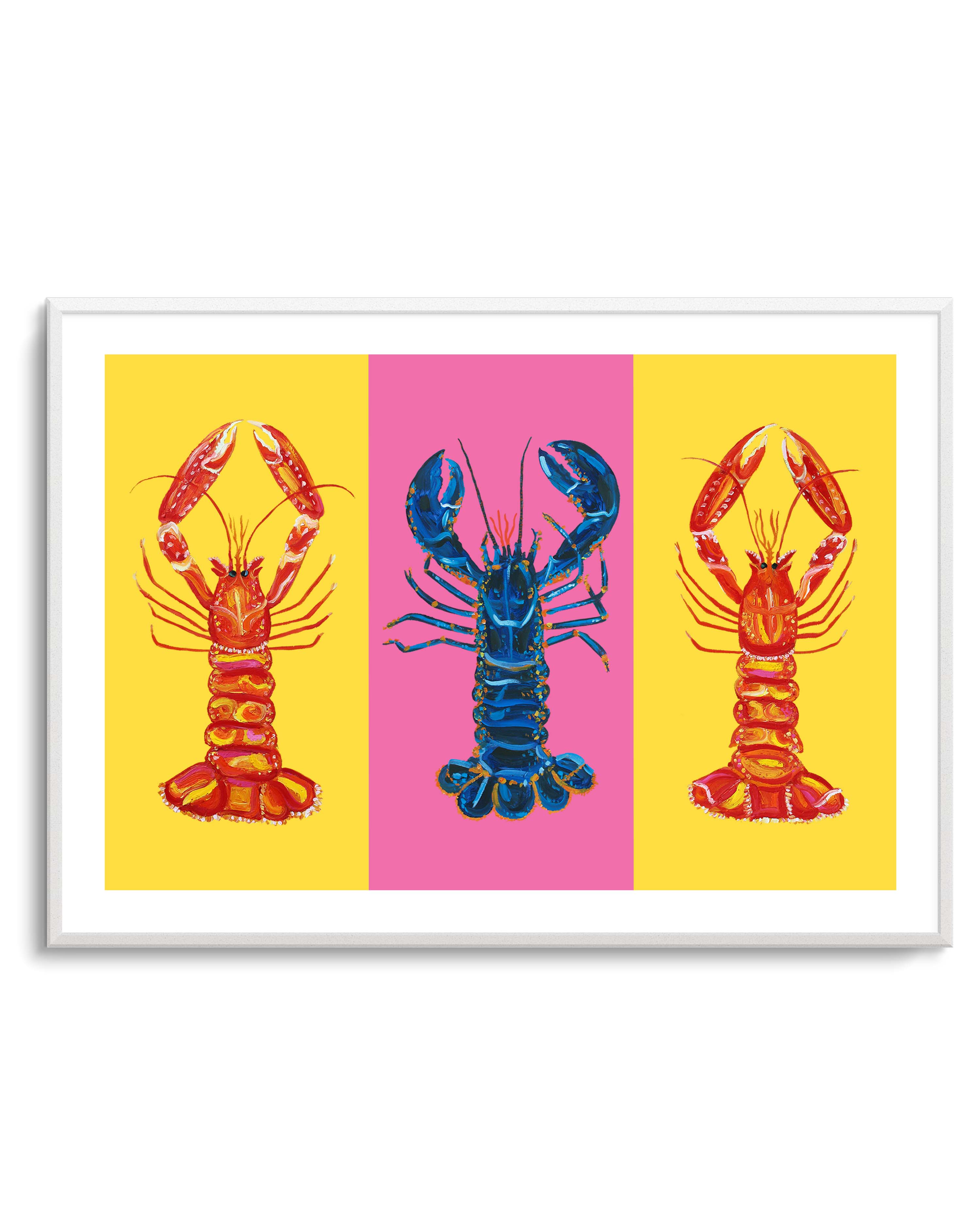 Lobster Langoustines Pop Art 2 by Alice Straker | Art Print