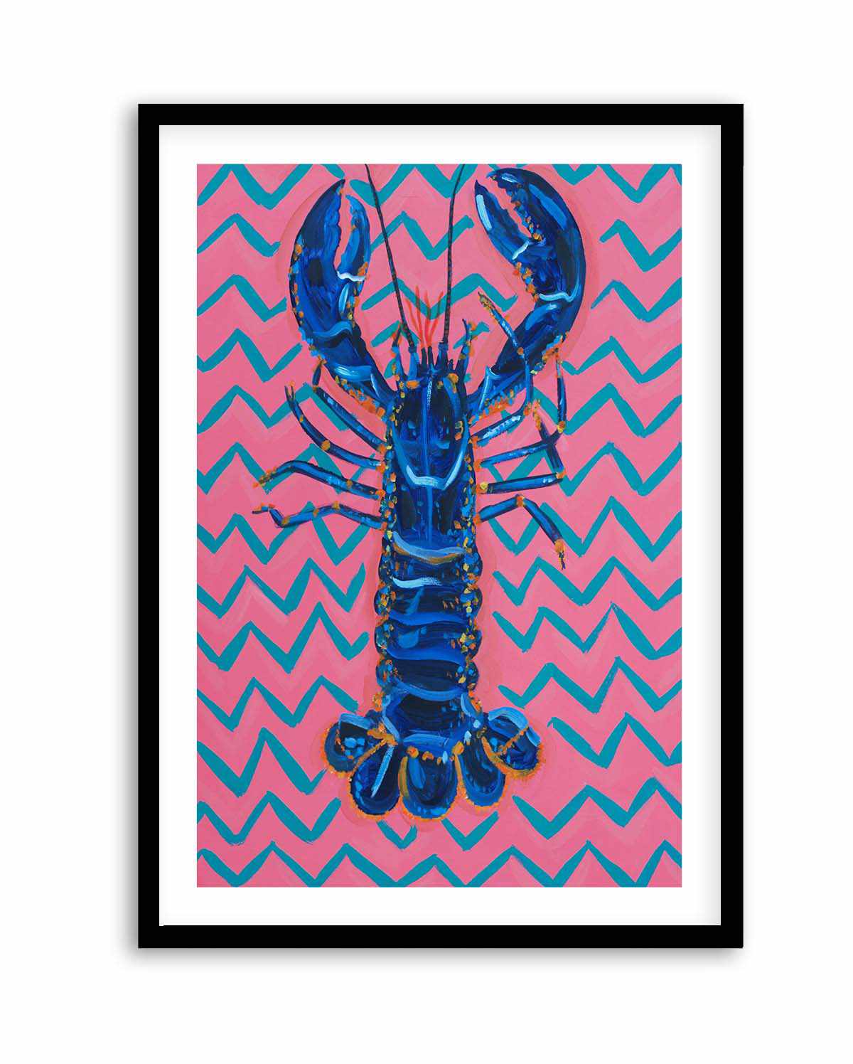 Lobster Langoustines Pop Art 2 by Alice Straker | Art Print from Olive et Oriel where you can shop wallpaper and artworks online