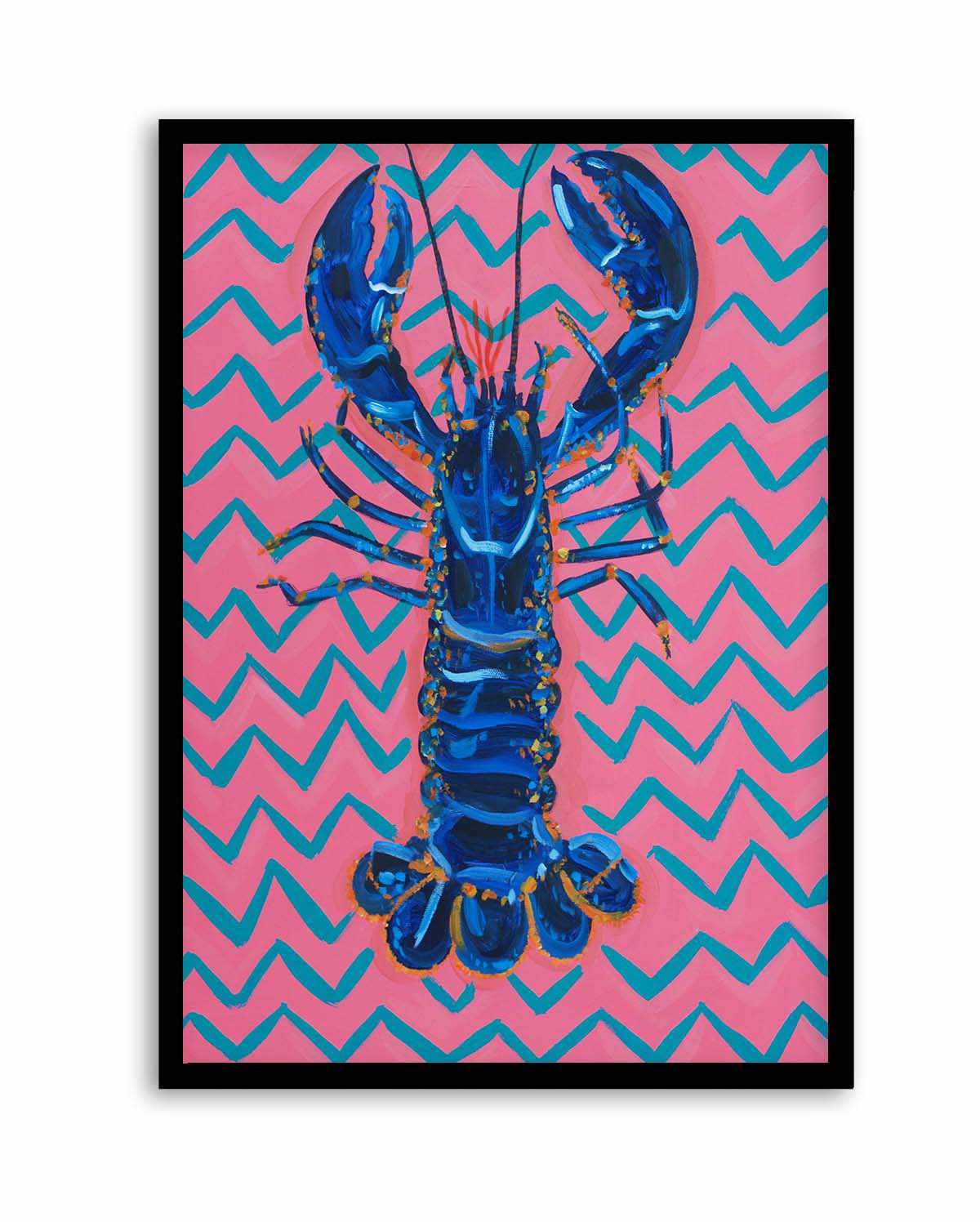 Lobster Langoustines Pop Art 2 by Alice Straker | Art Print from Olive et Oriel where you can shop wallpaper and artworks online