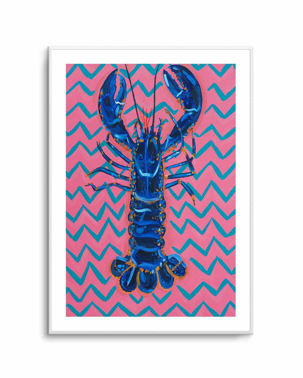 Lobster Langoustines Pop Art 2 by Alice Straker | Art Print from Olive et Oriel where you can shop wallpaper and artworks online