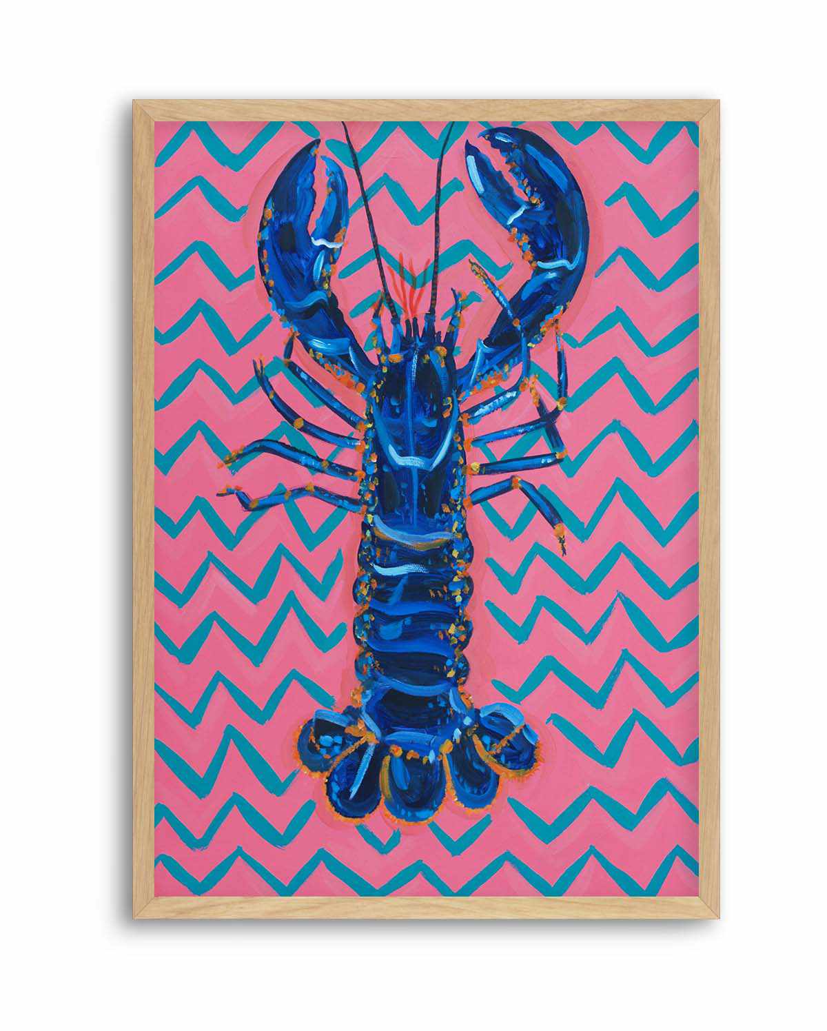 Lobster Langoustines Pop Art 2 by Alice Straker | Art Print from Olive et Oriel where you can shop wallpaper and artworks online