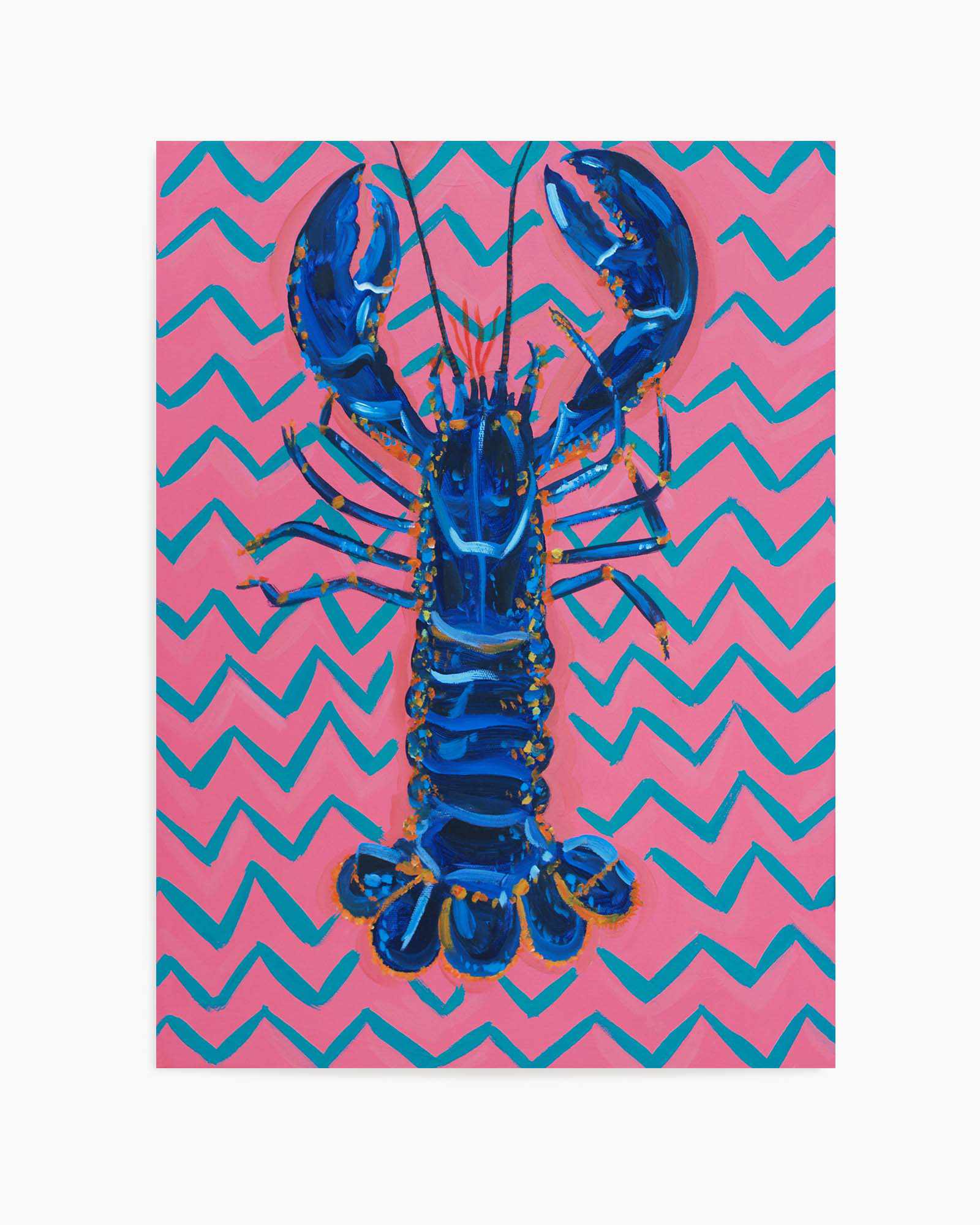 Lobster Langoustines Pop Art 2 by Alice Straker | Art Print from Olive et Oriel where you can shop wallpaper and artworks online