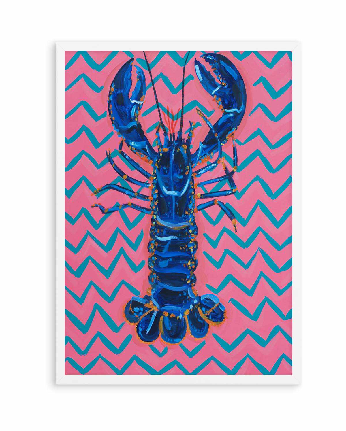 Lobster Langoustines Pop Art 2 by Alice Straker | Art Print from Olive et Oriel where you can shop wallpaper and artworks online