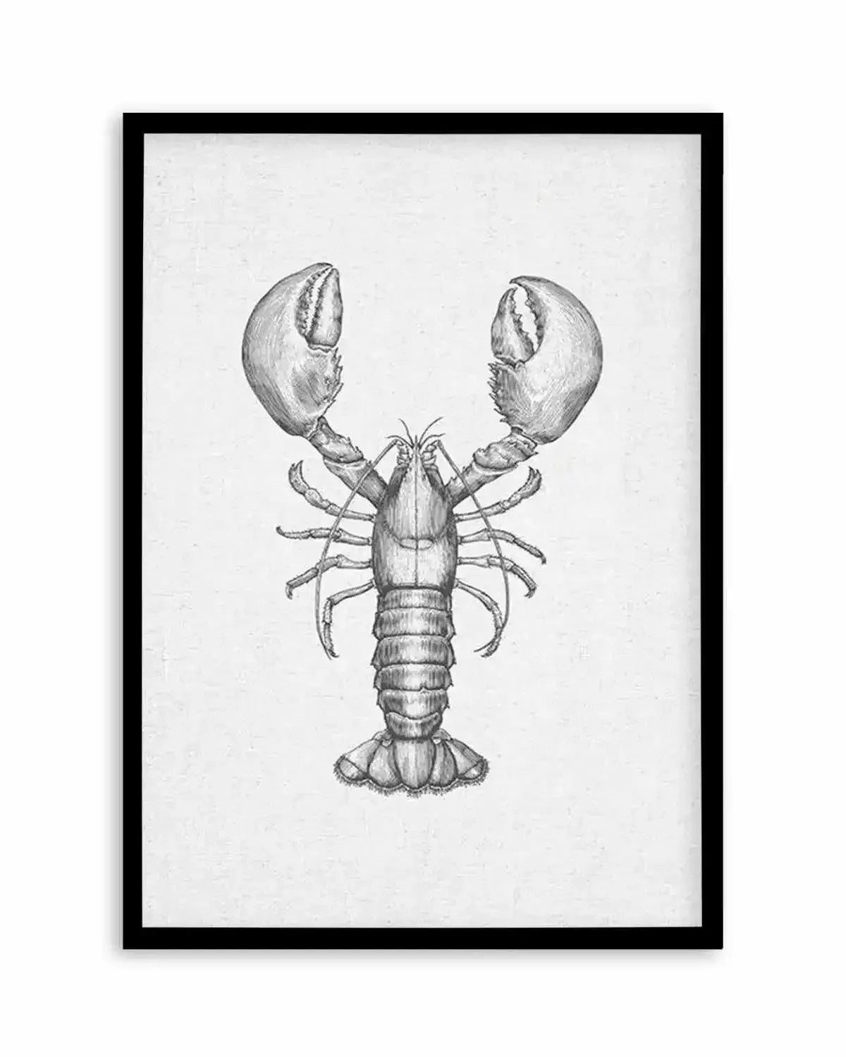 Lobster on Linen Art Print from Olive et Oriel where you can shop wallpaper and artworks online