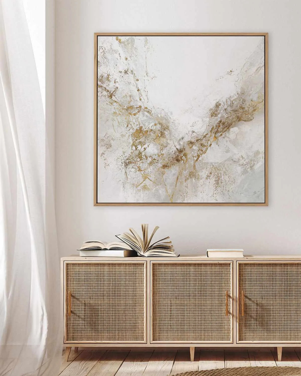 Logos | Framed Canvas Art Print from Olive et Oriel where you can shop wallpaper and artworks online