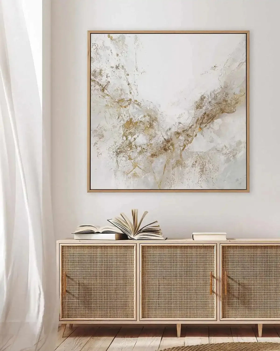 Logos | Framed Canvas Art Print from Olive et Oriel where you can shop wallpaper and artworks online