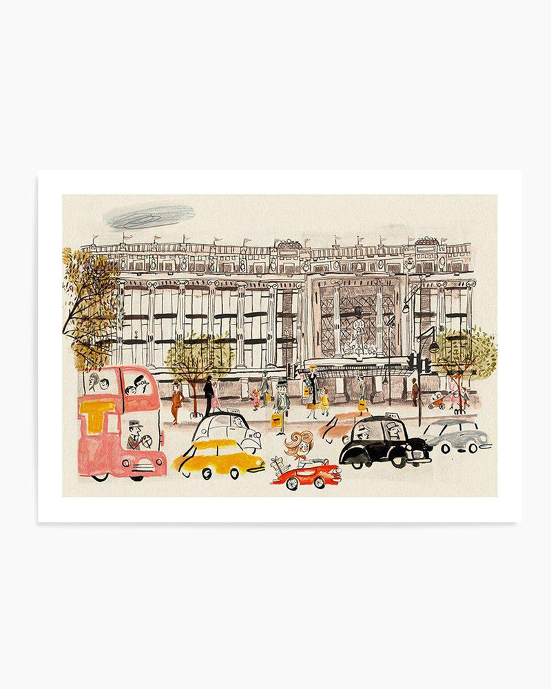 London City Illustration Art Print