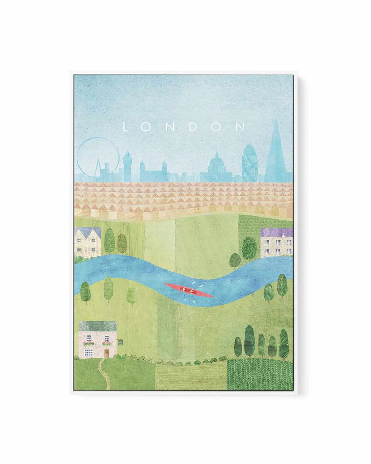 London II by Henry Rivers | Framed Canvas Art Print from Olive et Oriel where you can shop wallpaper and artworks online