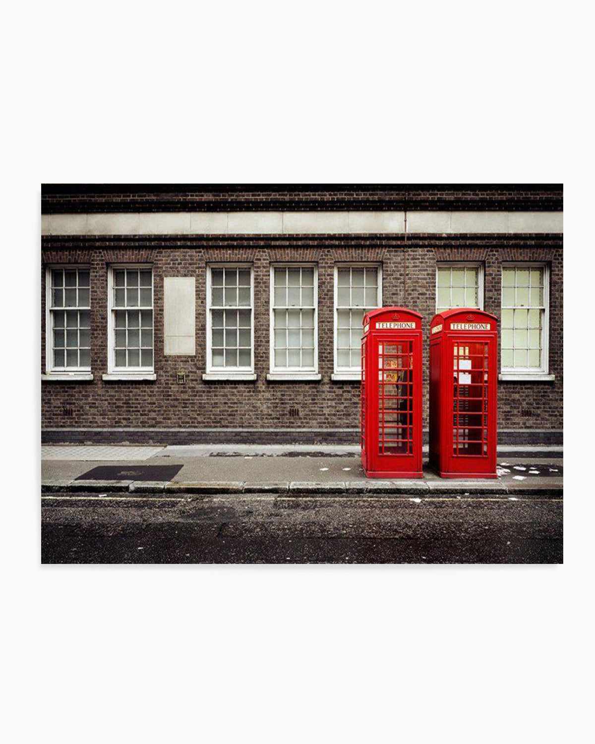 London Phone Booths Art Print