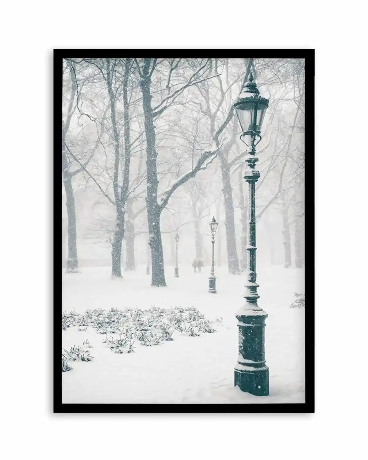 London Snow Art Print from Olive et Oriel where you can shop wallpaper and artworks online