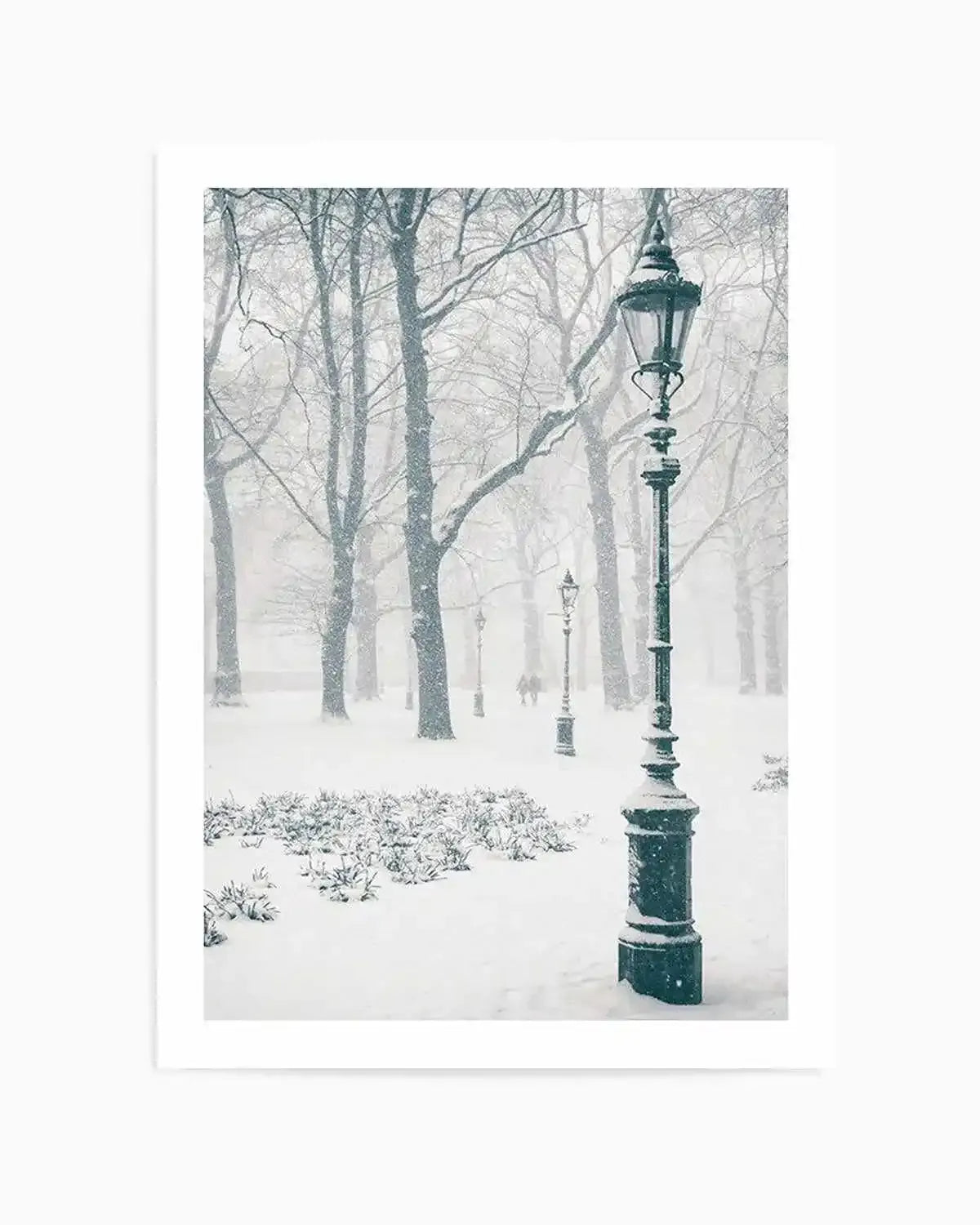 London Snow Art Print from Olive et Oriel where you can shop wallpaper and artworks online