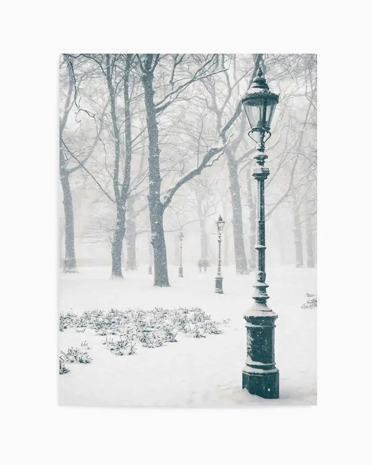 London Snow Art Print from Olive et Oriel where you can shop wallpaper and artworks online