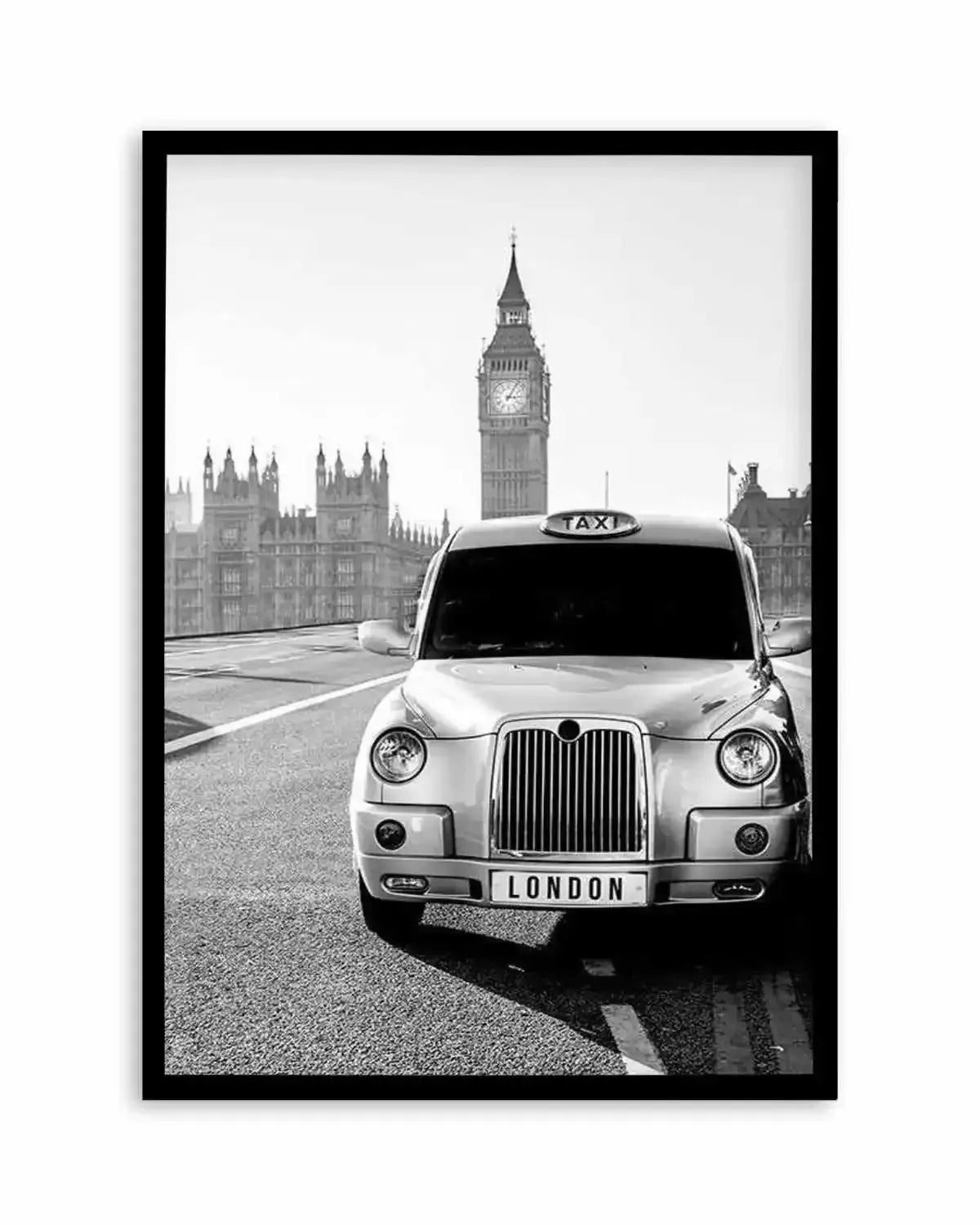 London Taxi Art Print from Olive et Oriel where you can shop wallpaper and artworks online