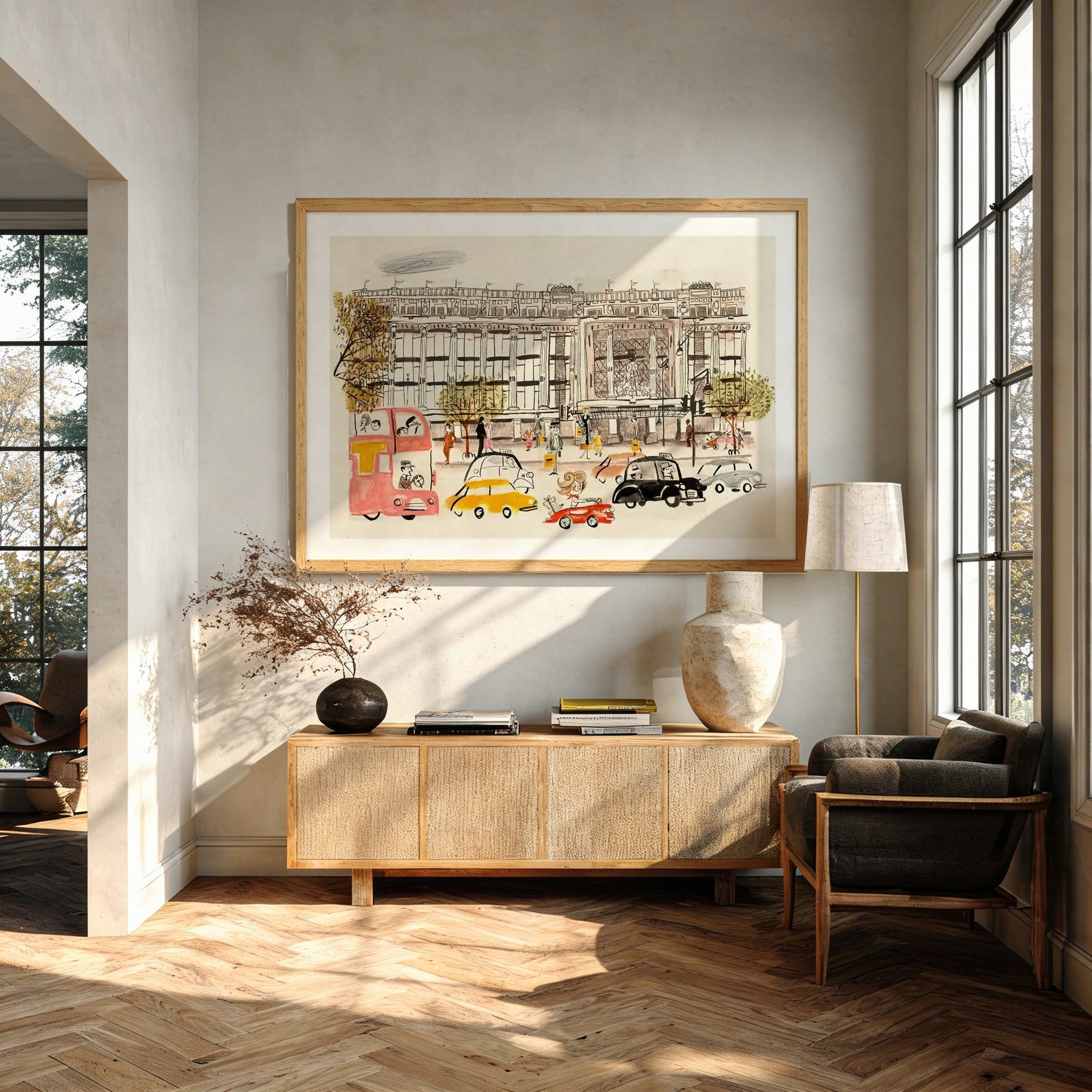 London City Illustration Art Print
