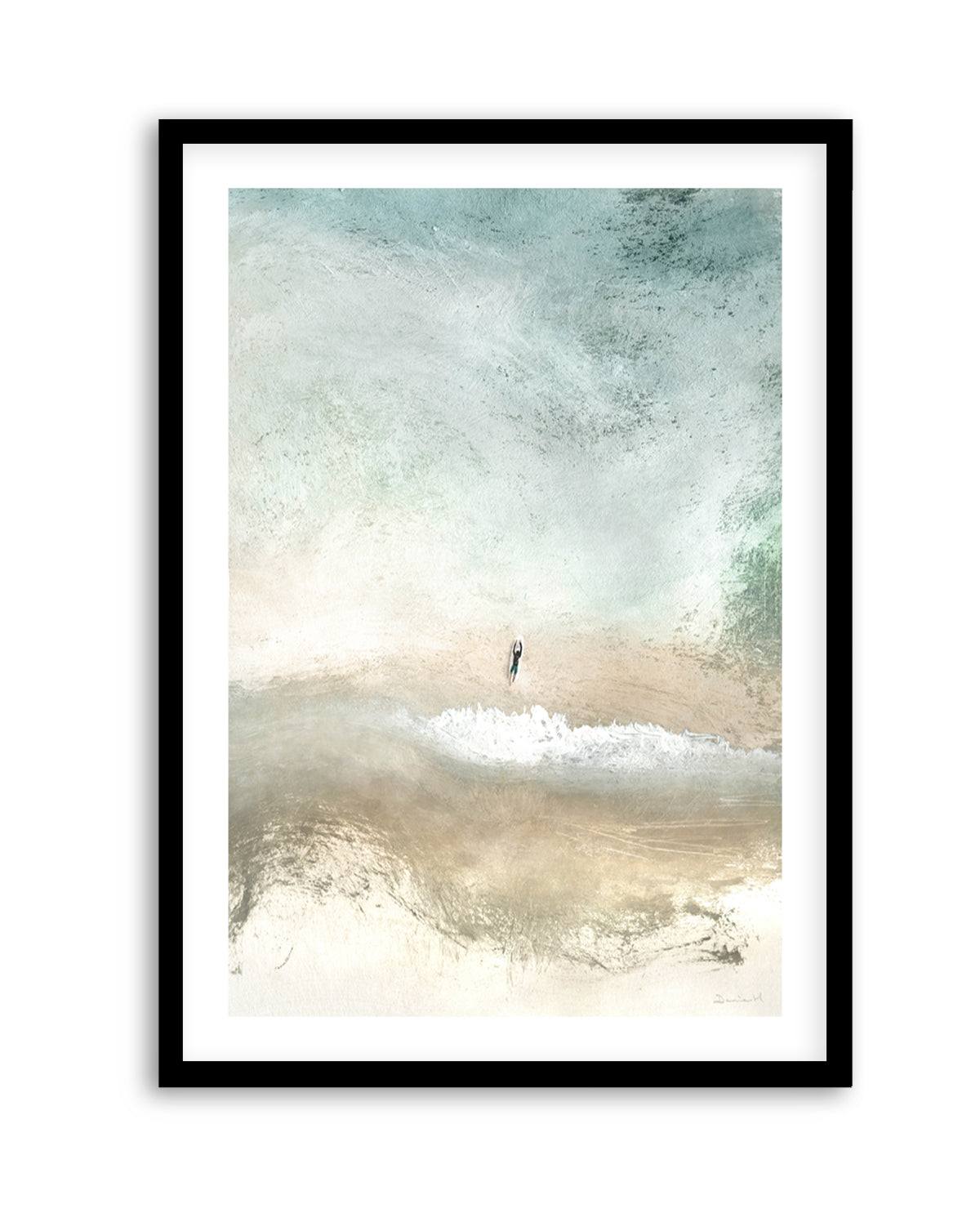Lone Surfer by Dan Hobday | Art Print