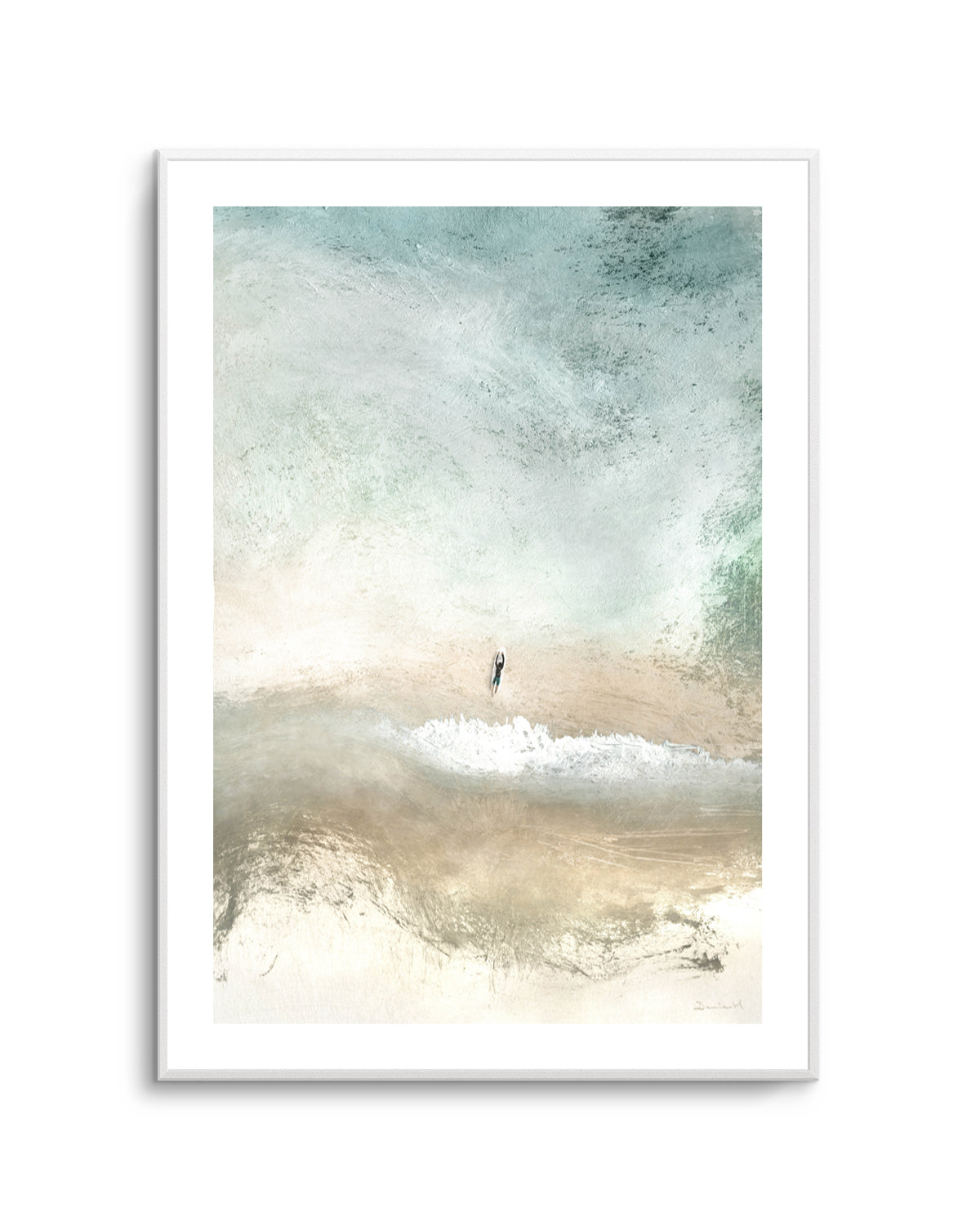 Lone Surfer by Dan Hobday | Art Print