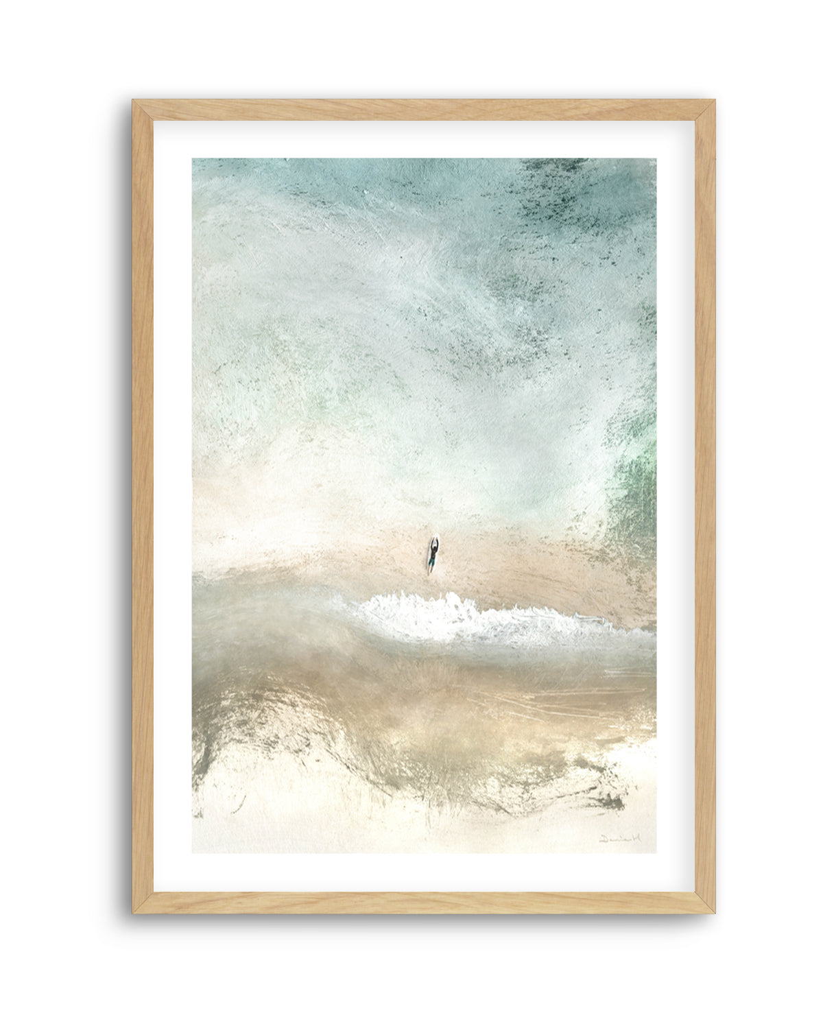 Lone Surfer by Dan Hobday | Art Print