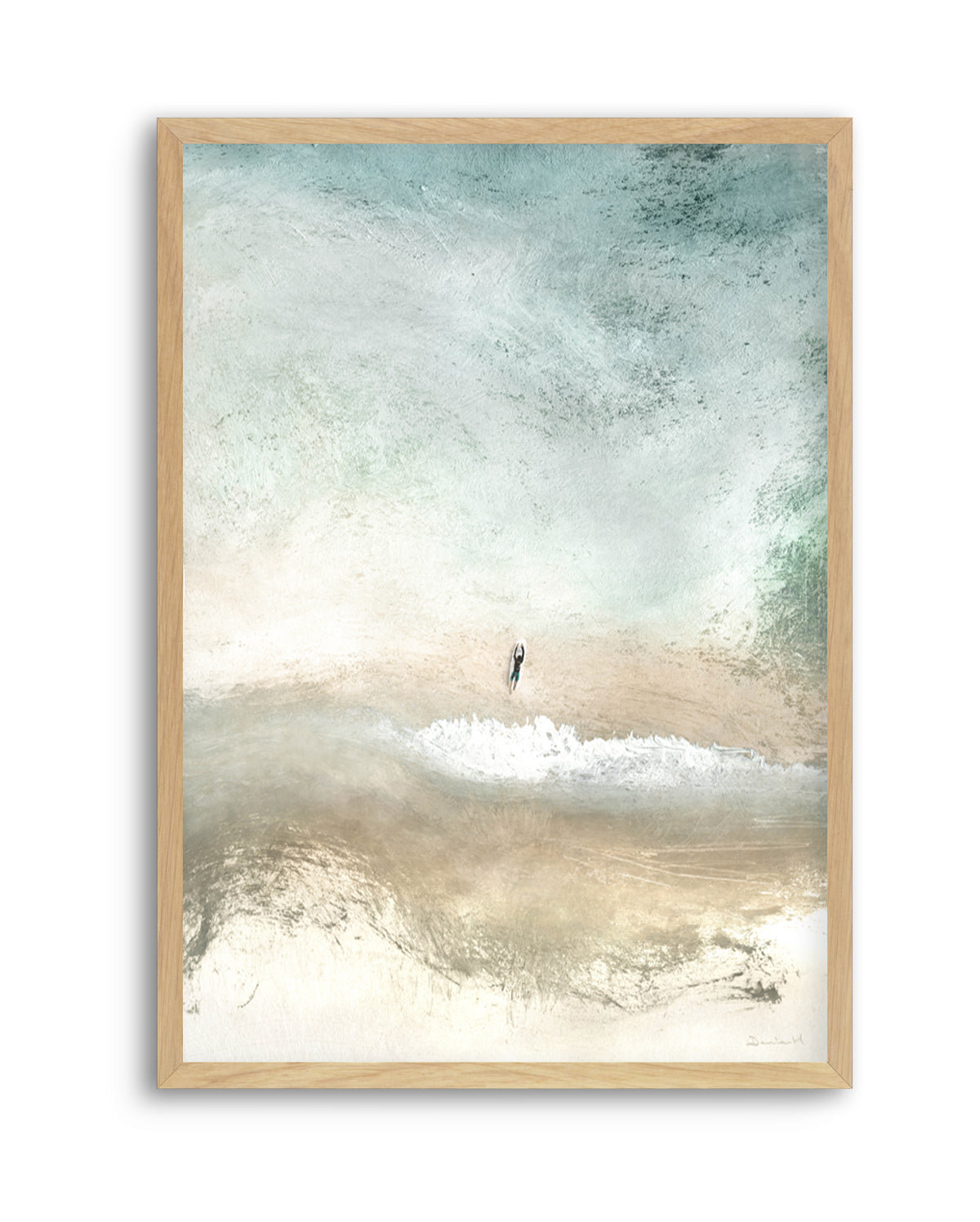 Lone Surfer by Dan Hobday | Art Print