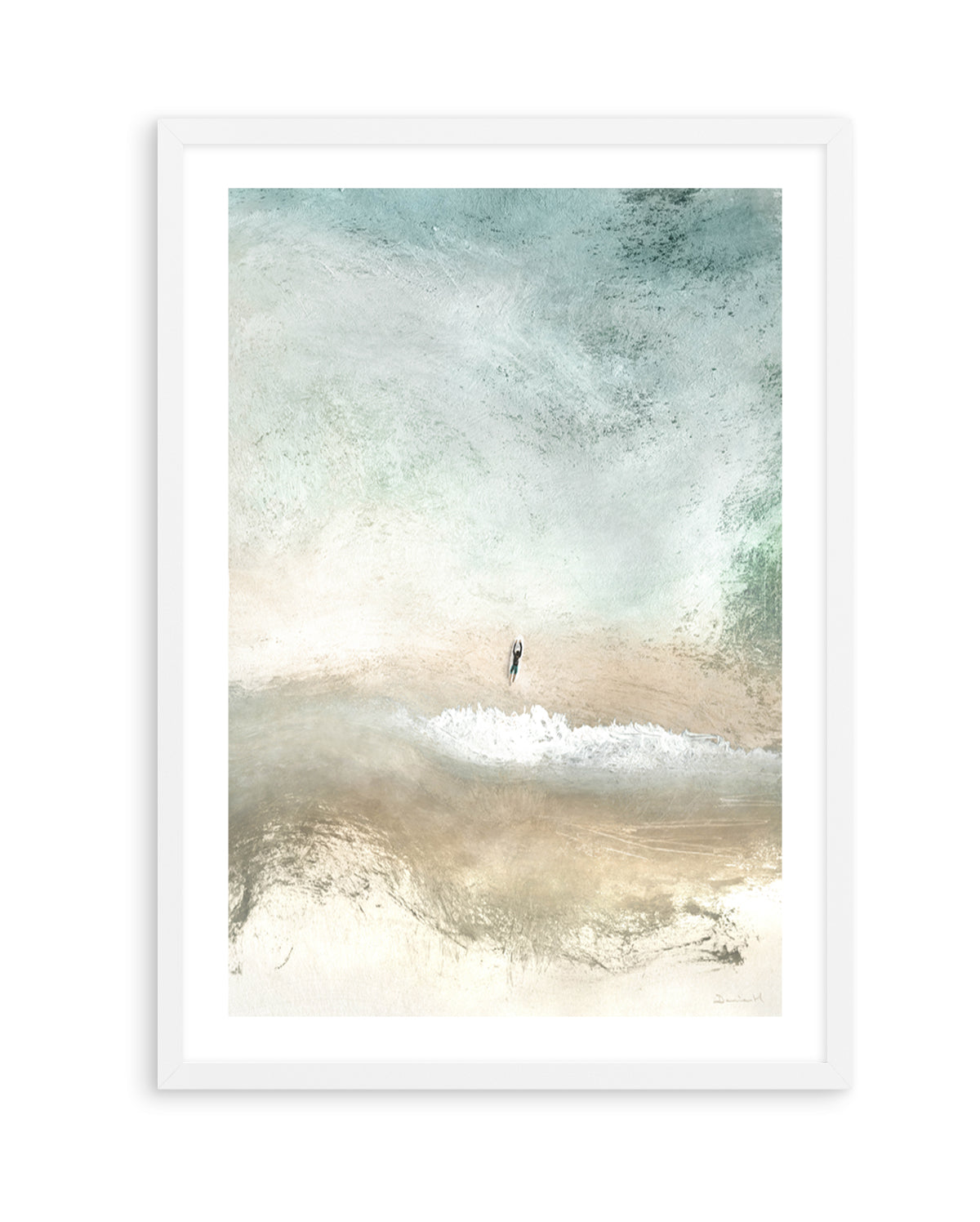 Lone Surfer by Dan Hobday | Art Print