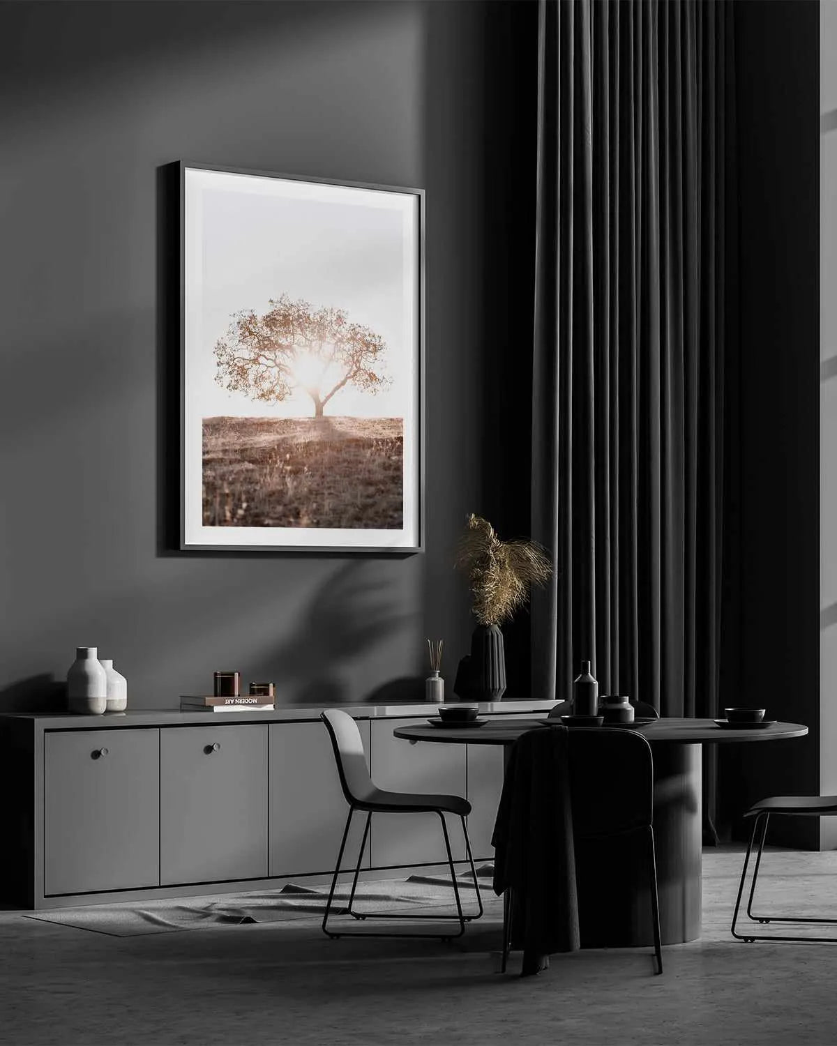 Lone Tree Hill PT by Caleb Morris Art Print from Olive et Oriel where you can shop wallpaper and artworks online
